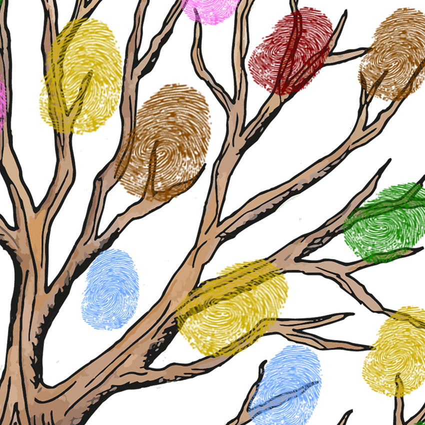 Árbol de huellas para comuniones
