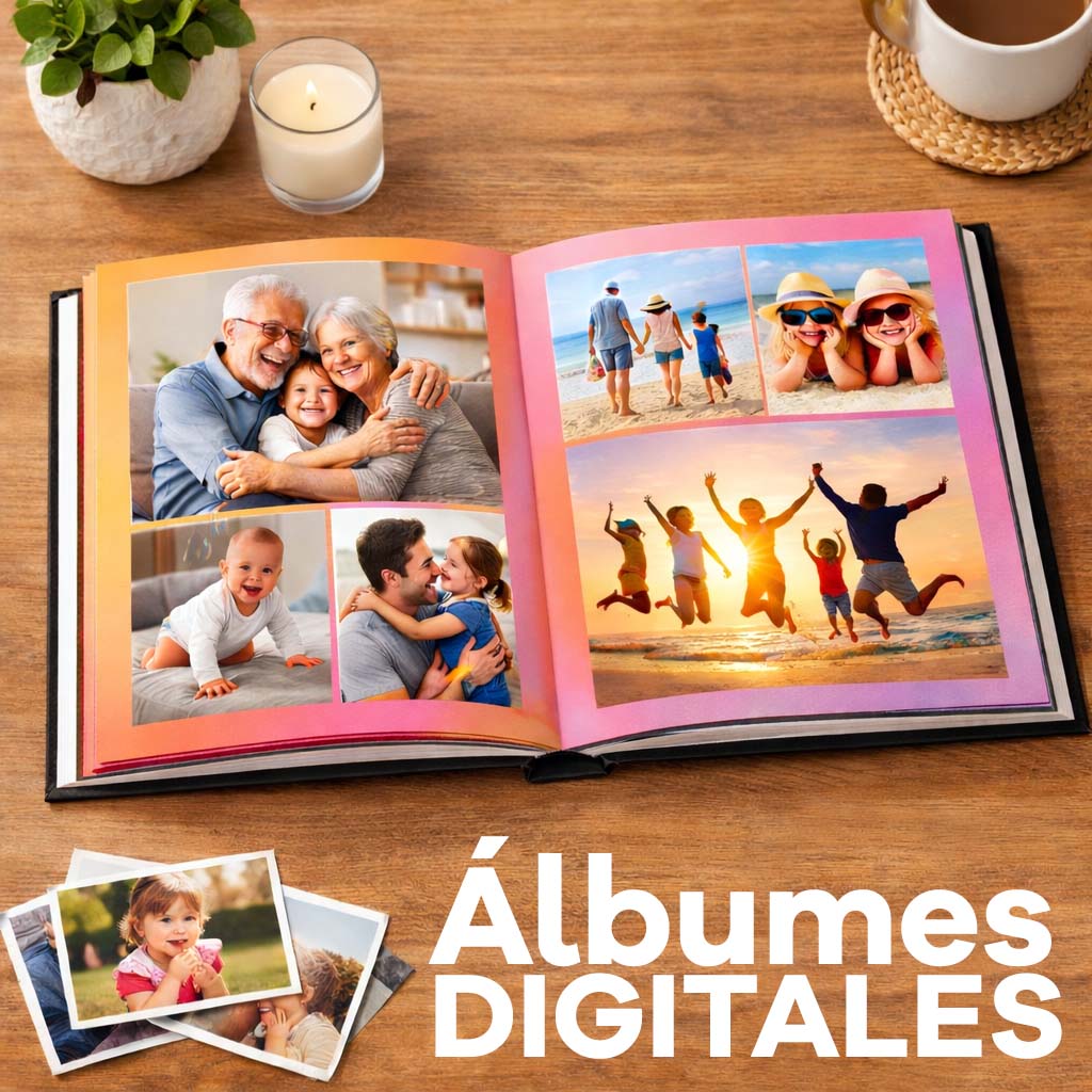 Álbumes de fotos digitales