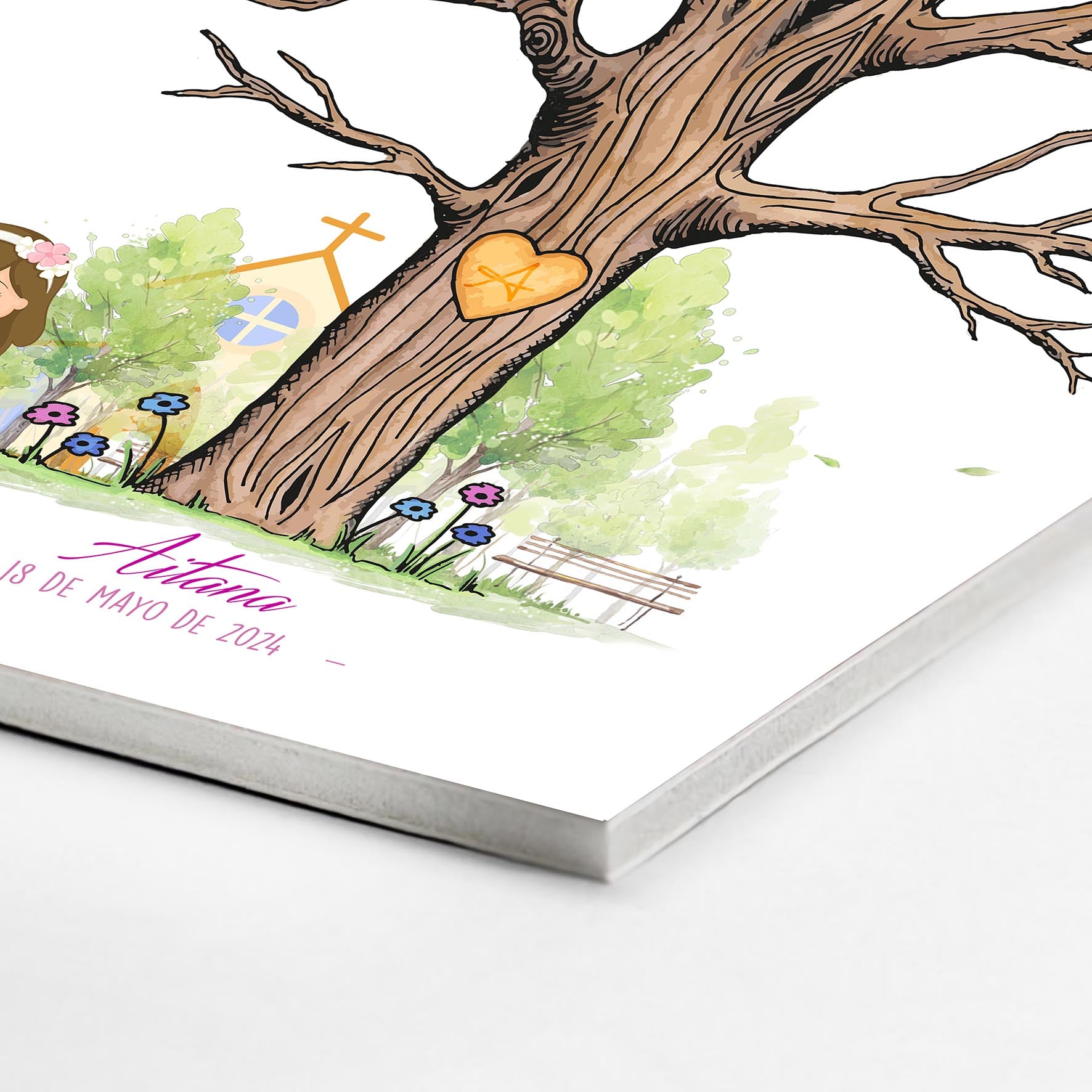 Árbol de huellas para comuniones